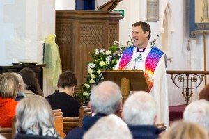 Bishop Martyn Preaching