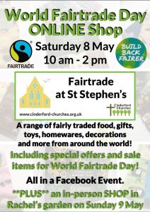 World Fairtrade Day online shop poster.